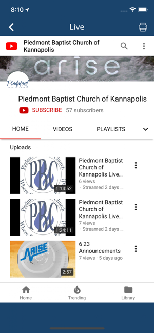 Piedmont Baptist Church Kannap(圖3)-速報App