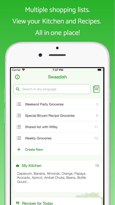 How to cancel & delete Swaadish - Groceries & Recipes from iphone & ipad 1