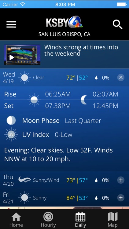 KSBY Microclimate Forecast screenshot-3