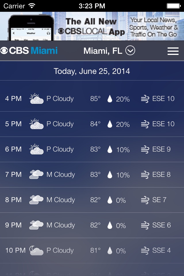 CBS Miami Weather screenshot 4