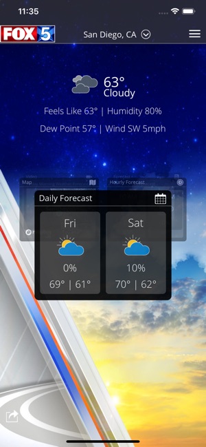 FOX5 San Diego Weather(圖1)-速報App