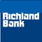 Richland Bank’s mobile banking app is the ultimate connection to your money – and it’s free