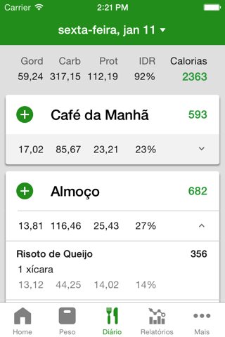 Calorie Counter by FatSecret screenshot 2