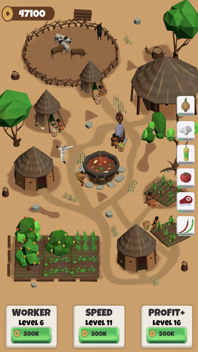 Idle Village Food screenshot 2