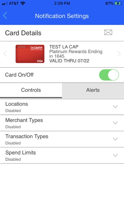 La Capitol FCU Card Manager screenshot-5