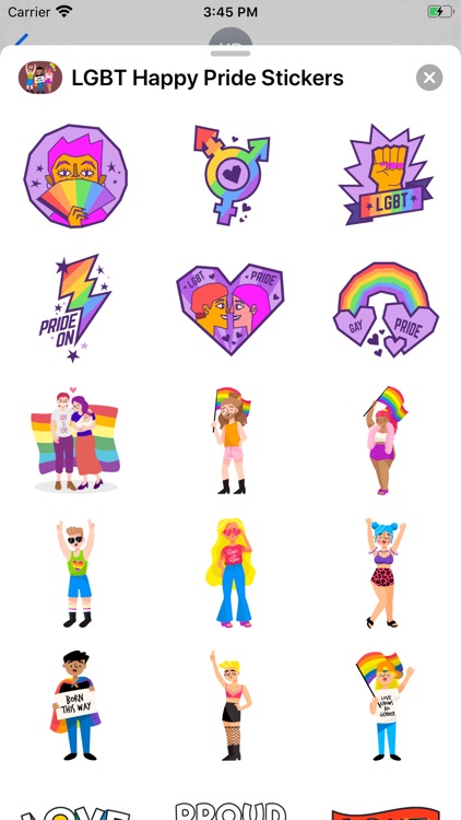 LGBT Happy Pride Stickers