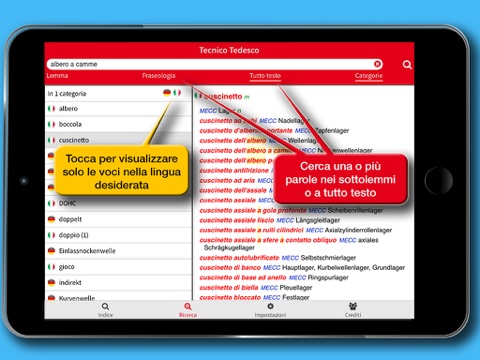 Dizionario Tecnico Tedesco screenshot 4