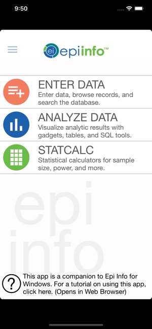 Epi Info Companion