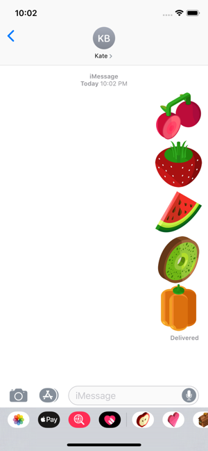 Vegtables and Fruits Stickers(圖2)-速報App