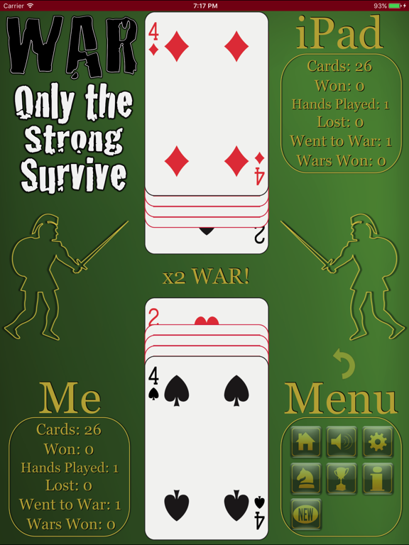 Screenshot #5 pour WAR the Card Game!