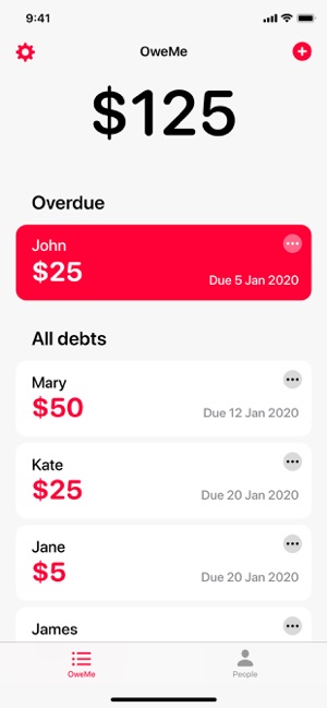 OweMe - 債務經理(圖1)-速報App