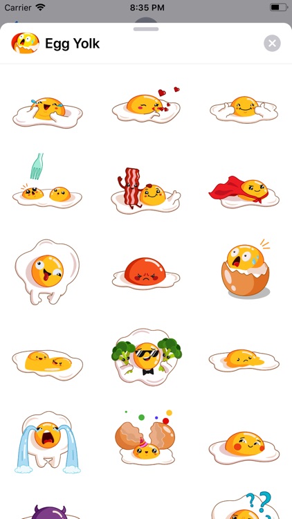 Egg Yolk Stickers screenshot-4