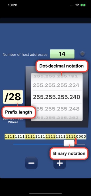 Subnet Mask Wheel