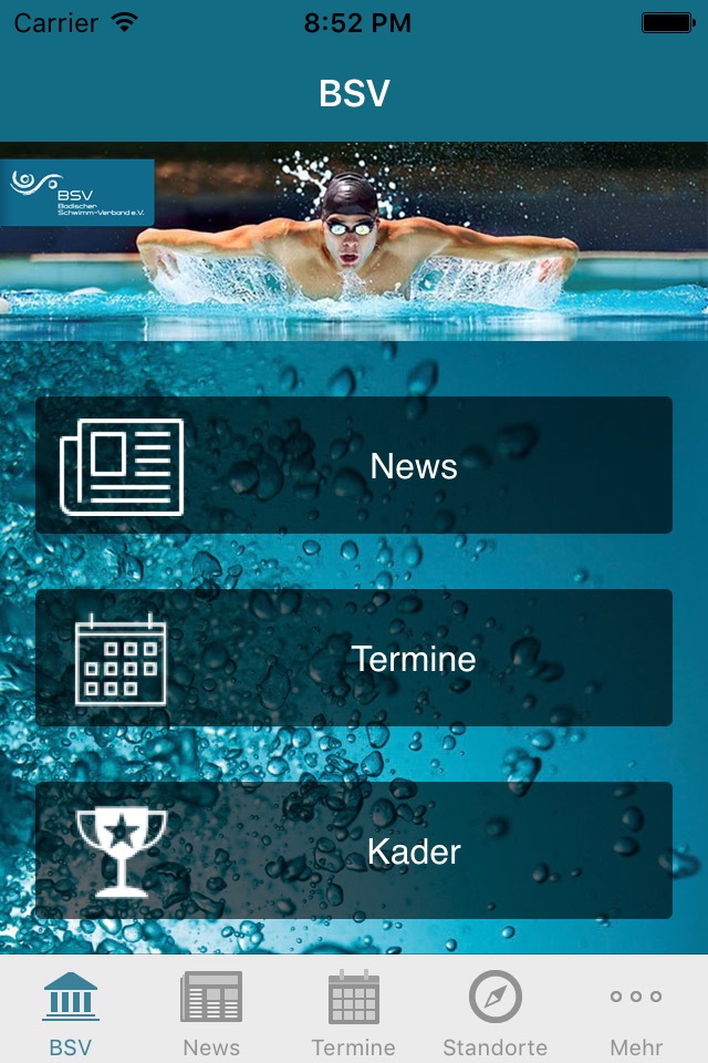 Badischer Schwimm-Verband e.V. screenshot 2