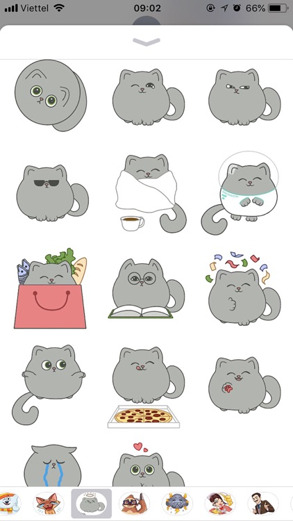 Cute Cat Emoji Funny Stickers