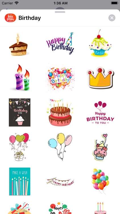 200+ Birthday MEGA Sticker App screenshot-7