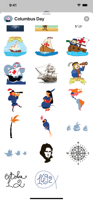 Columbus Day Stickers(圖2)-速報App