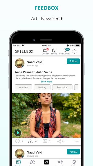 SkillBox - Art Social Network screenshot 3