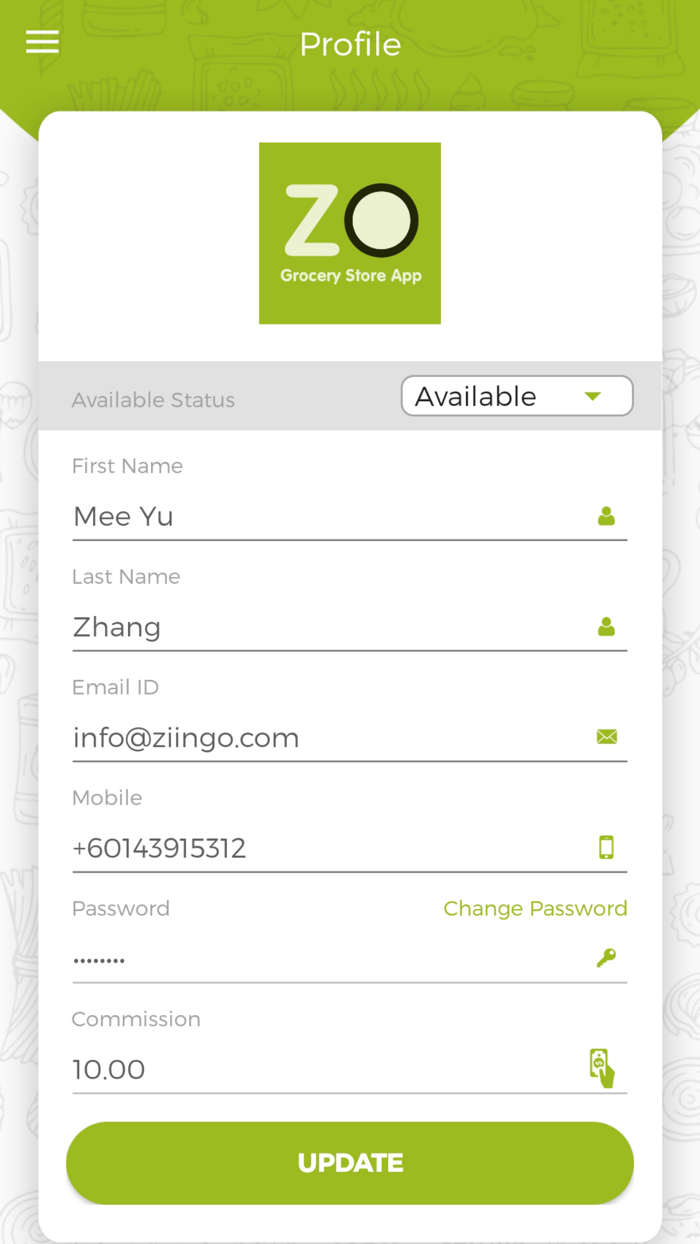 ZiingoMerchant-Grocery