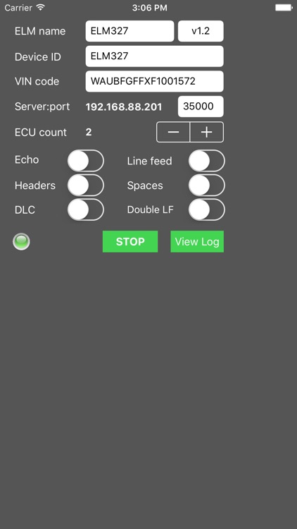 OBD2 simulator