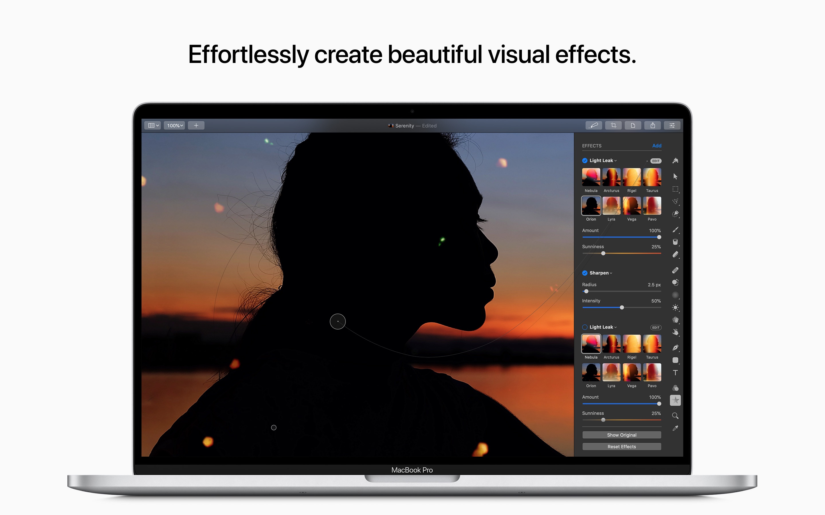 Screenshot do app Pixelmator Pro