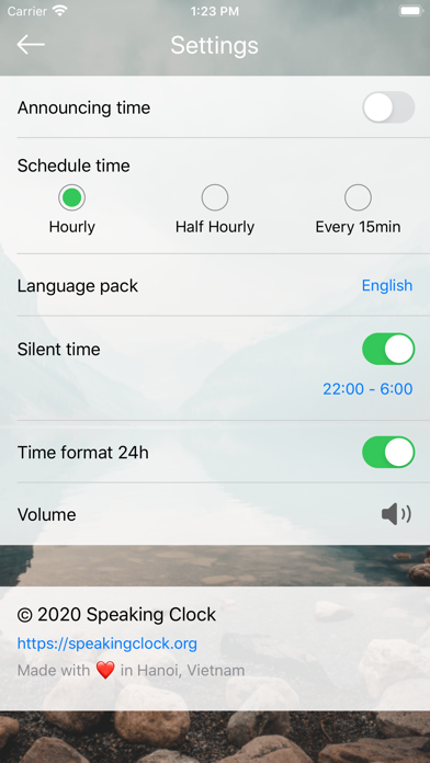 Speaking Clock - tell the time screenshot 2