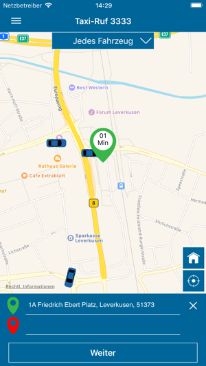Taxiruf 3333 Leverkusen eG(圖2)-速報App