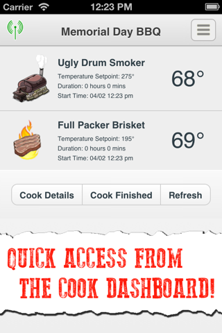 The Pit Pal BBQ App screenshot 2