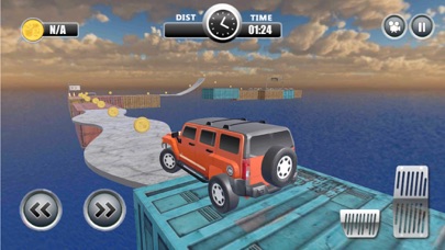 Impossible Road Monster Truck screenshot 2