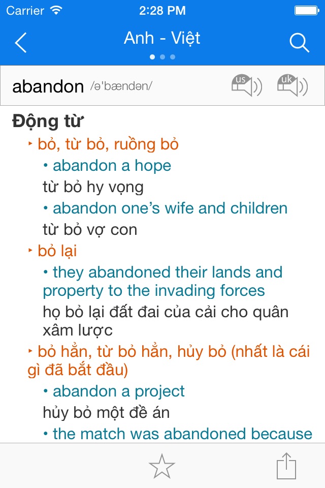 Từ điển Anh Việt Laban screenshot 2