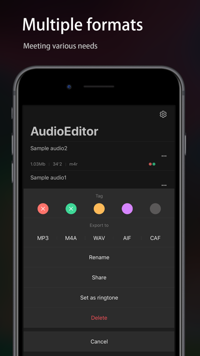 Audio Editor - Music editor screenshot 4