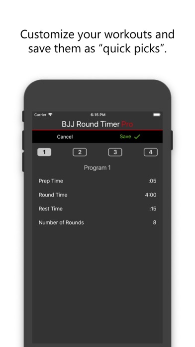 BJJ Round Timer Pro screenshot 2
