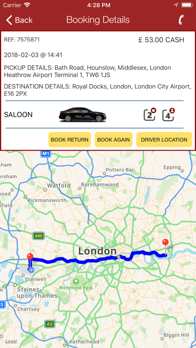 How to cancel & delete Minicab For London from iphone & ipad 4