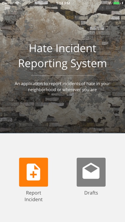Hate Incident Reporting System