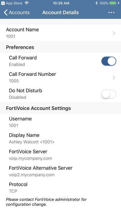 FortiFone screenshot-6