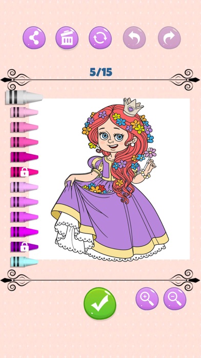 Color-Me: Princess Jojo Siwa screenshot 2