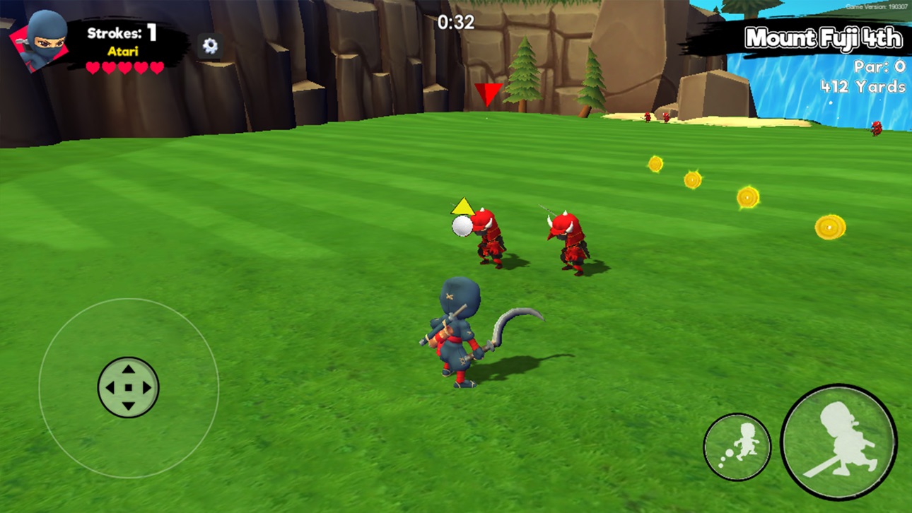 Ninja Golf™ Hack screenshot 2 - iOS game interface