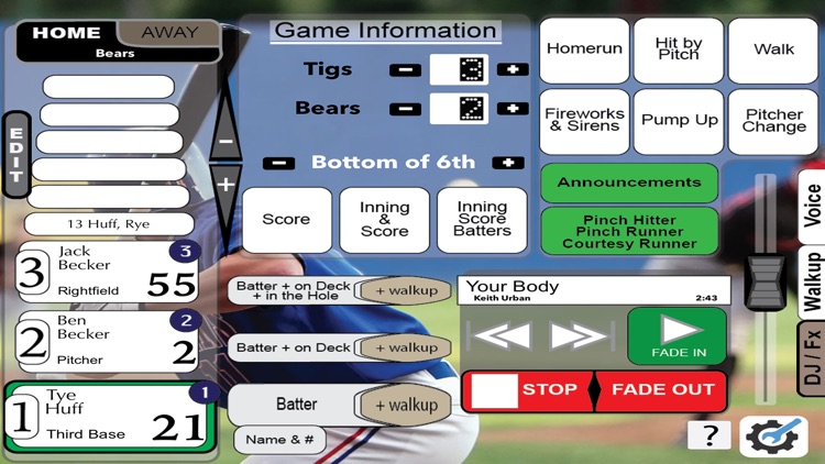 Gametime Announcer Travel Team screenshot-5