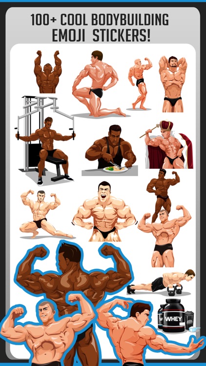 Body Building Stickers Emoji