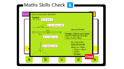 PAM Maths Skills Check 3 screenshot 4