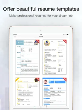 Screenshot 2 Top Resume - Resume & CV maker iphone