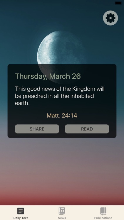 Daily Text with Jehovah