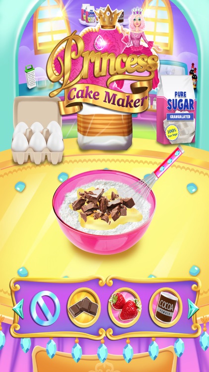 Rainbow Princess Cake Maker screenshot-3