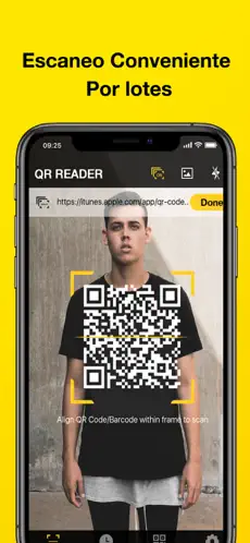 Screenshot 2 QR Code Scanner-lector Códigos iphone