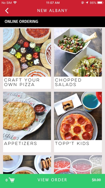 topp't Pizzas + Salads