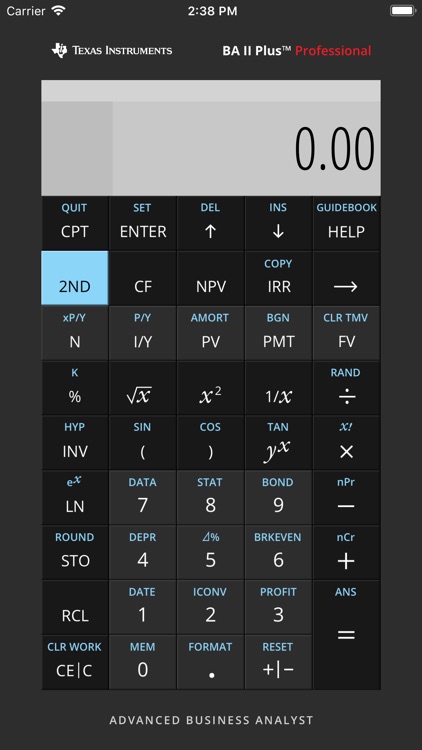 BA II Plus™ Financial Calc