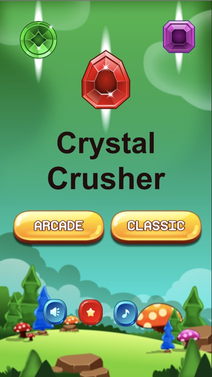 Crystal Crusher Match 3 puzzle