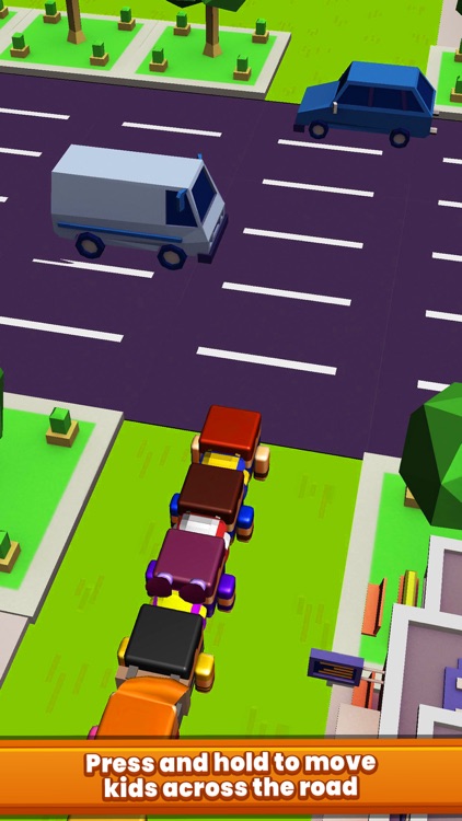 Rush to School - Road Crossing