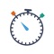 This is a free and easy to use Interval timer app that lets you just set intervals and the app will remind you if it is time for work or rest