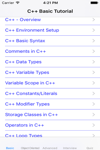 Tutorial for C++ - náhled